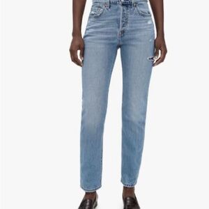 Levi's Premium 501 Original Fit Selvedge Women’s Jeans 28x30  NWT